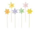 Viana 12er Set Blumenstecker mit Windmühle Bunt Gartendeko Bild 2