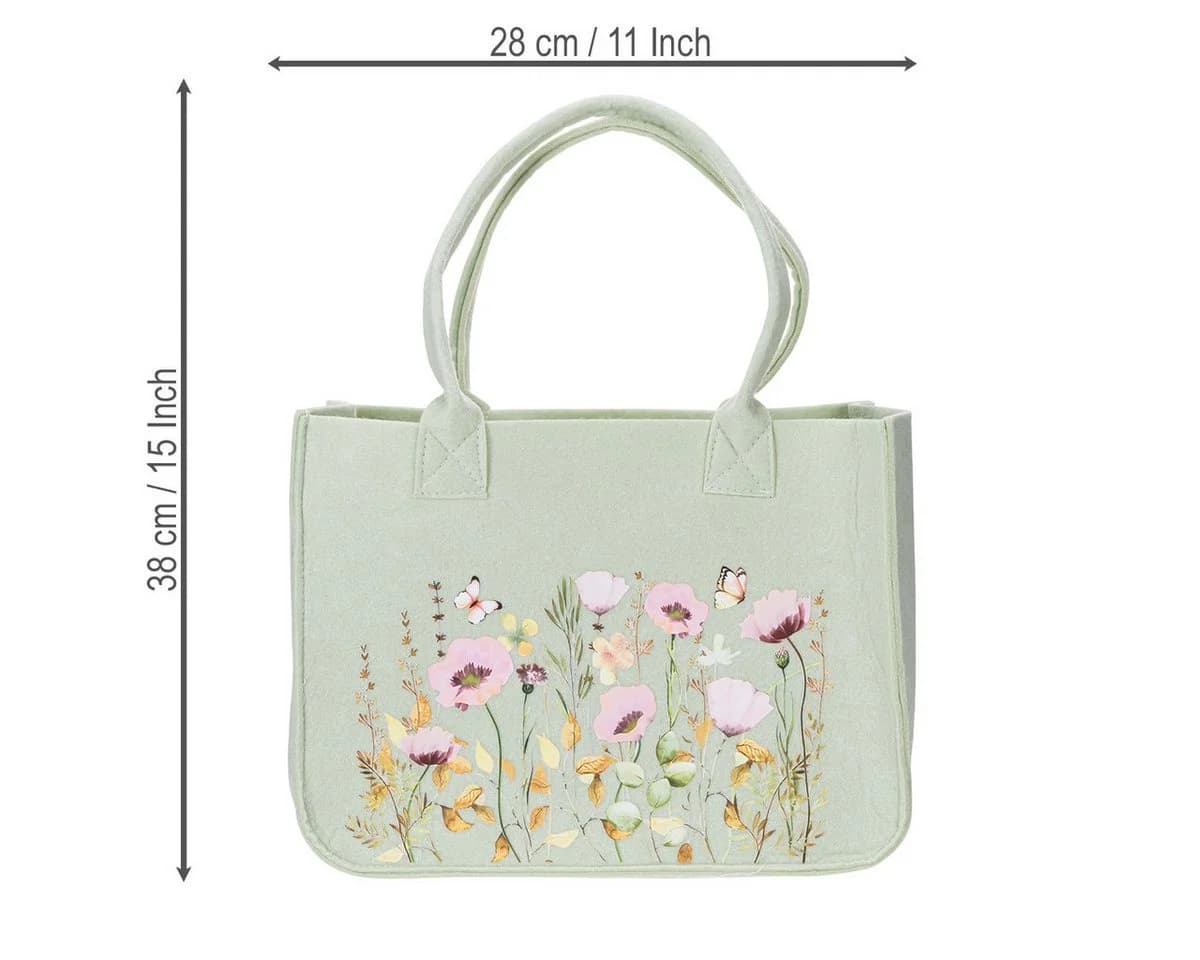 Viana Filztasche mit floraler Verzierung - Bild 3