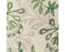 Viana Übertopf Keramik Pflanzgefäß mit floralen Motiven Weiß Grün Bild 4