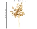 Florists Products Kunstpflanze Eukalyptus Dekozweig Gold 6 Stück Bild 4