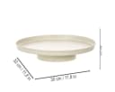 Florists Products Dekotablett Metall Rund Beige Bild 4