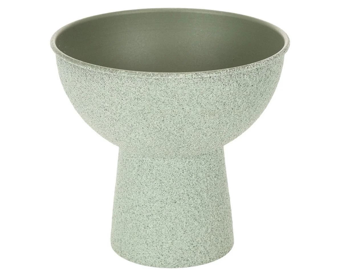 Florists Products Dekoschale mit Fuß Grün Metall - Bild 2