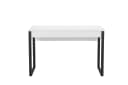OTTO home Schreibtisch Moid Modern Weiß/Schwarz mit Schubladen Bild 2