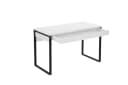 OTTO home Schreibtisch Moid Modern Weiß/Schwarz mit Schubladen Bild 3