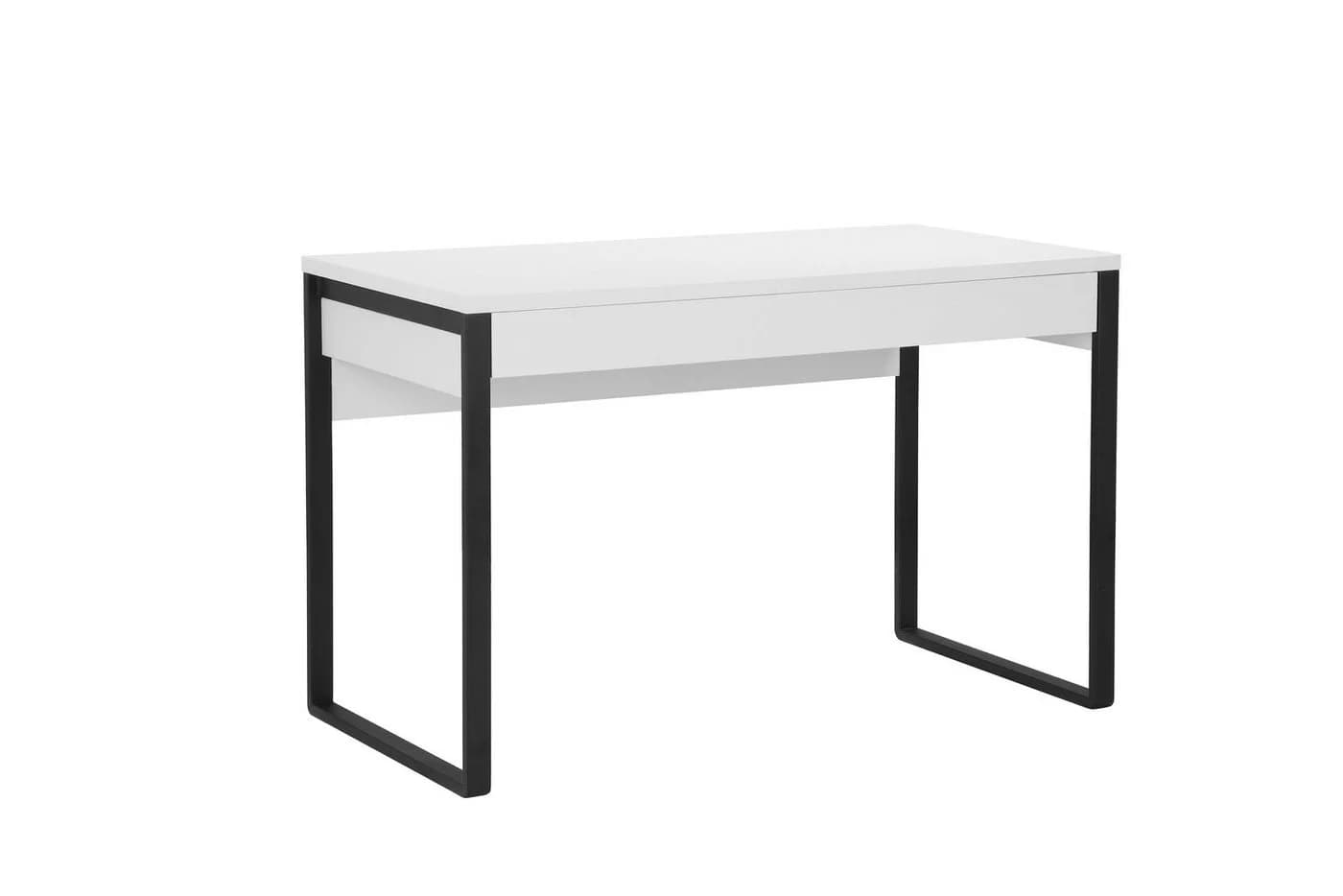 OTTO home Schreibtisch Moid Modern Weiß/Schwarz mit Schubladen - Bild 4