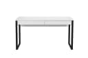 OTTO HOME Schreibtisch Moid Modern Weiß/Schwarz mit Schubladen Bild 2