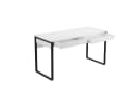 OTTO HOME Schreibtisch Moid Modern Weiß/Schwarz mit Schubladen Bild 4