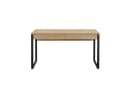 OTTO HOME Schreibtisch Moid Modern Eiche Natur Schwarz Bild 2
