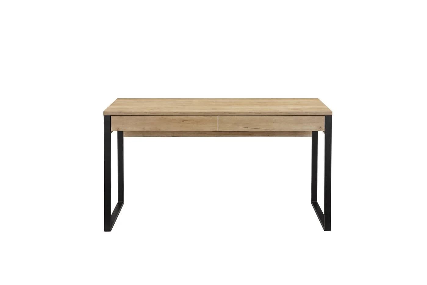 OTTO HOME Schreibtisch Moid Modern Eiche Natur Schwarz - Bild 2
