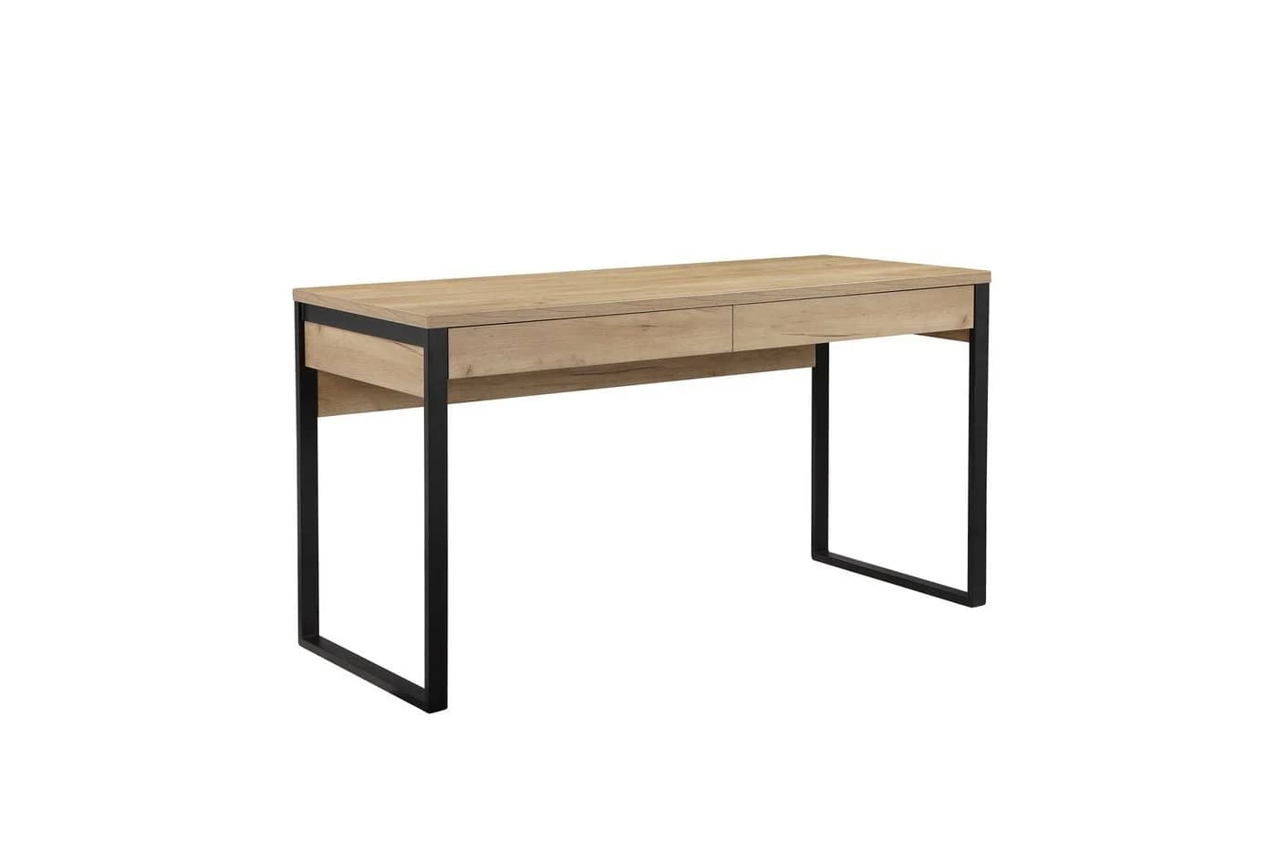OTTO HOME Schreibtisch Moid Modern Eiche Natur Schwarz - Bild 3