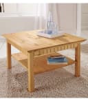 Couchtisch OTTO HOME Lisa Beige Natur Massivholz Landhaus Bild 2