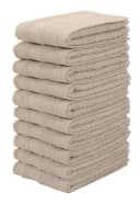 OTTO home Waschlappen Vanessa 10-tlg. Beige Walkfrottee Bild 2