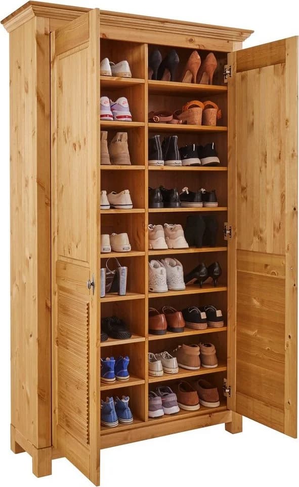 Schuhschrank OTTO HOME Rauna Massivholz Kiefer Beige - Bild 5