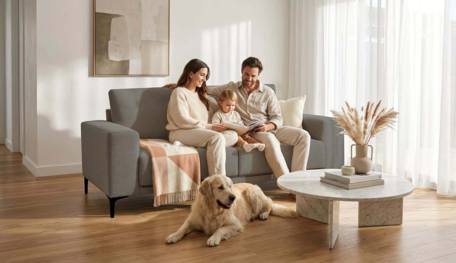 OTTO HOME Xander 2-Sitzer Sofa Grau Webstoff