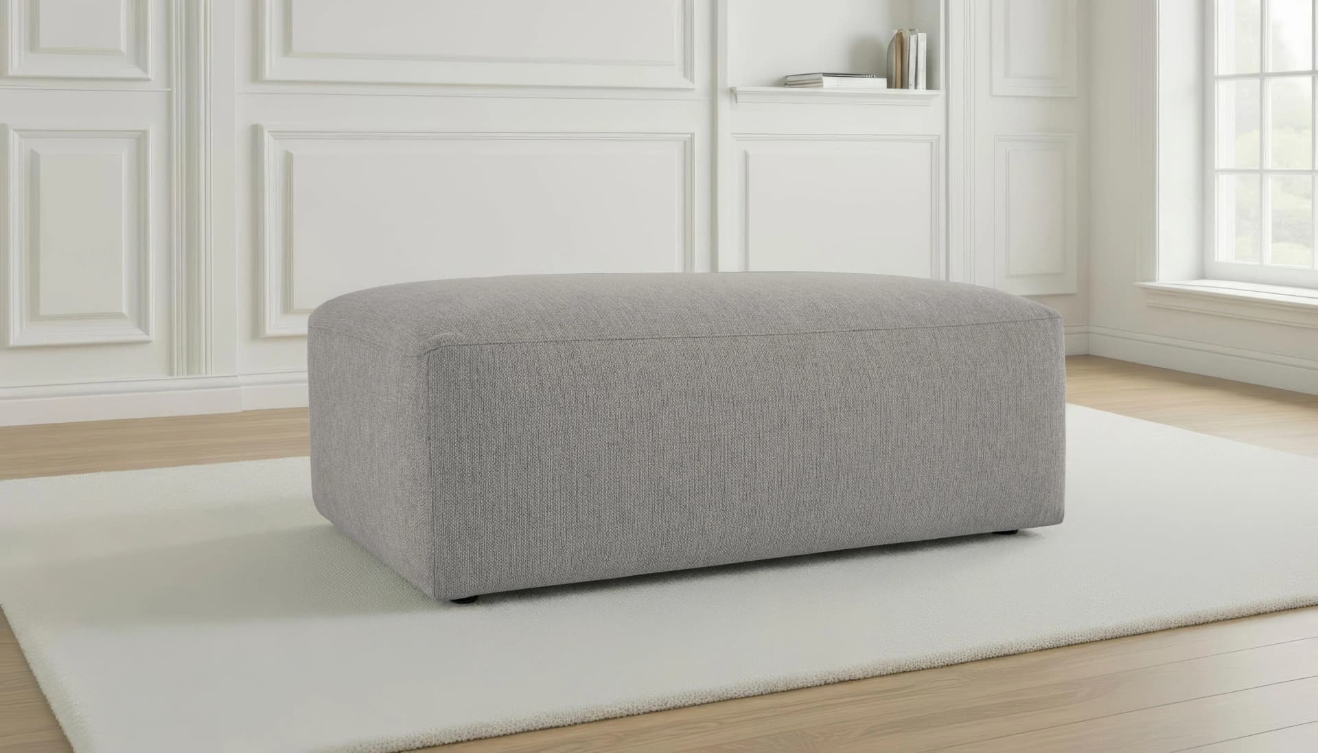 OTTO HOME Polsterhocker Koa Grau Modern