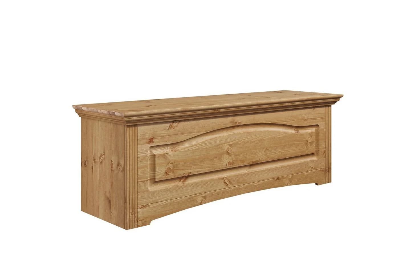 OTTO HOME Konrad Bettbank Beige Massivholz mit Stauraum - Bild 2