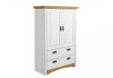 OTTO HOME Wäscheschrank Konrad Weiß Natur Massivholz Kiefer Bild 2