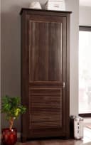 OTTO HOME Garderobenschrank Rauna Massivholz Dunkelbraun Bild 1