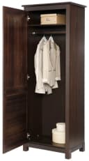 OTTO HOME Garderobenschrank Rauna Massivholz Dunkelbraun Bild 5