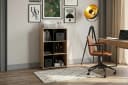 OTTO HOME Moid Aktenregal Braun Grau 6 Fächer MDF Bild 5