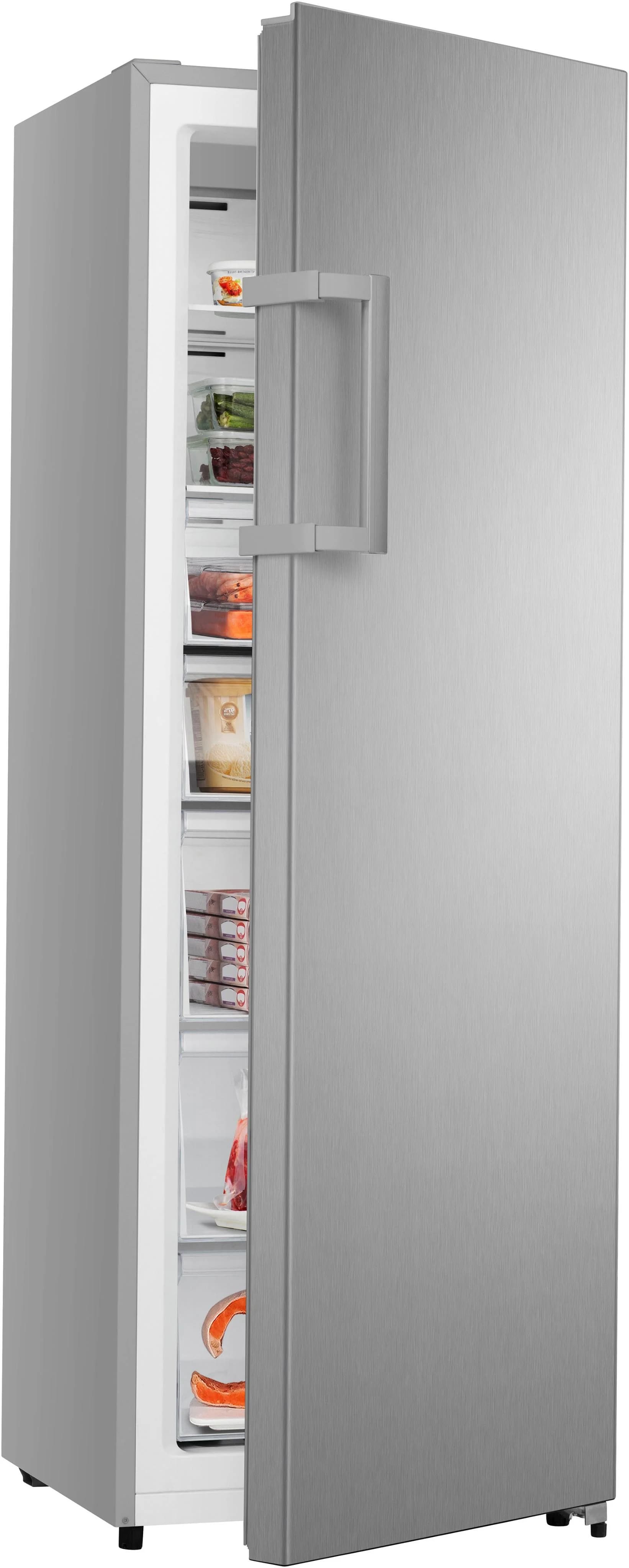 HANSEATIC Gefrierschrank HGS17260CNFI Silber NoFrost