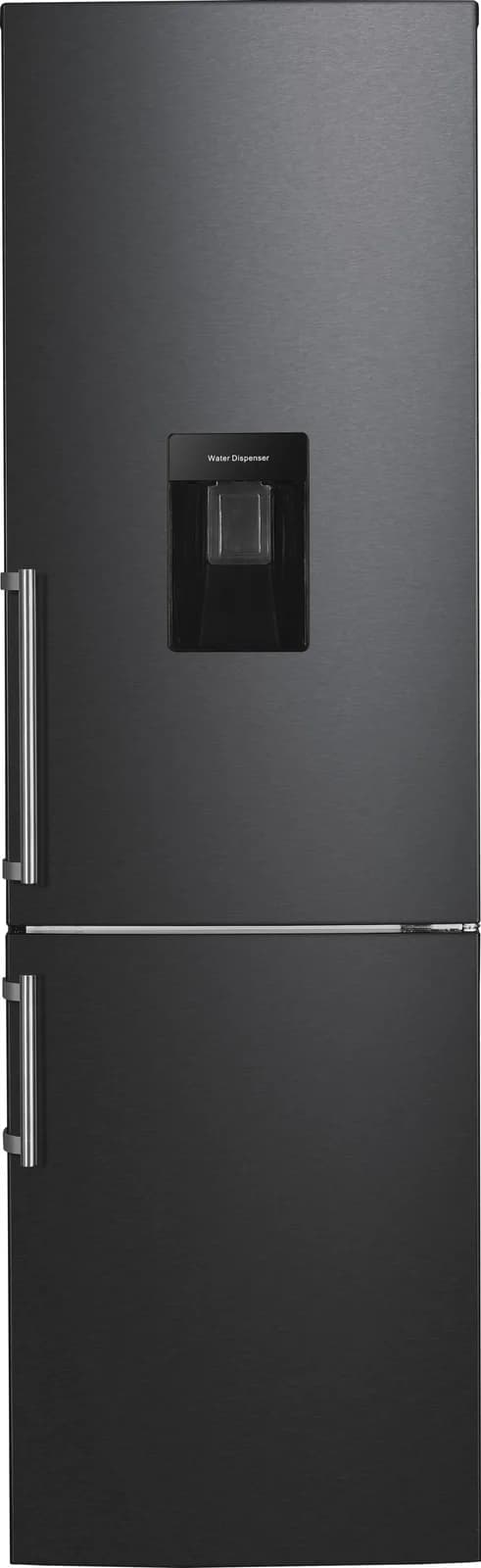 HANSEATIC Kühl-/Gefrierkombination HKGK17955CNFWD Silber/Edelstahl NoFrost Wasserspender