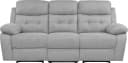 HOME AFFAIRE Lannilis 3-Sitzer Sofa mit elektrischer Relaxfunktion Hellgrau Bild 1