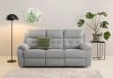 HOME AFFAIRE Lannilis 3-Sitzer Sofa mit elektrischer Relaxfunktion Hellgrau Bild 2