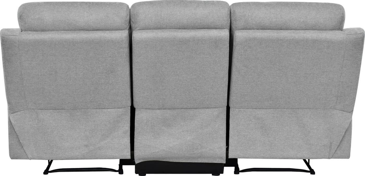 HOME AFFAIRE Lannilis 3-Sitzer Sofa mit elektrischer Relaxfunktion Hellgrau - Bild 3