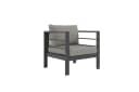 KONIFERA Gartenlounge-Set New Jersey 7-tlg. Schwarz/Grau Aluminium Bild 5