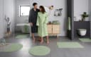 OTTO home Badematte Vanessa 3-tlg. Set Seegrün Polyester Bild 1