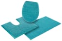 Badematte MY HOME Vanessa Badvorleger Badezimmer Teppich Türkis Polyester Bild 2