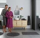 OTTO home Badematte Vanessa Unifarben Anthrazit Rutschhemmend Bild 1