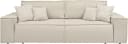 OTTO HOME Finnley Schlafsofa 3-Sitzer Creme mit Bettkasten Bild 1