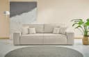 OTTO HOME Finnley Schlafsofa 3-Sitzer Creme mit Bettkasten Bild 2