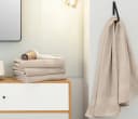 OTTO home Duschtücher Juna Set 4-tlg. Beige Walkfrottee Bild 1