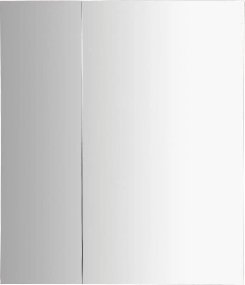 WELLTIME Spiegelschrank Lund Silber Natur 2 Türen - Bild 3