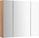 WELLTIME Spiegelschrank Lund Silber Natur 3 Türen Bild 2