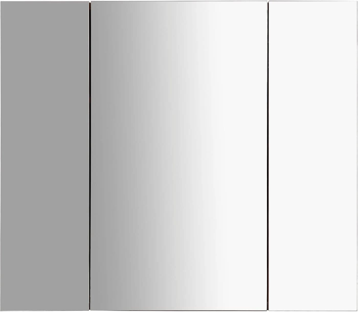 WELLTIME Spiegelschrank Lund Silber Natur 3 Türen - Bild 3