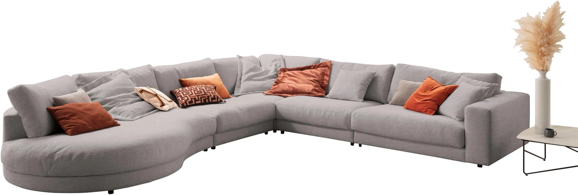 Candy Ecksofa 3C "Enisa II" Mega Familiensofa L-Form