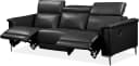 OTTO HOME LUND 3-Sitzer Sofa Schwarz mit Relaxfunktion Bild 5