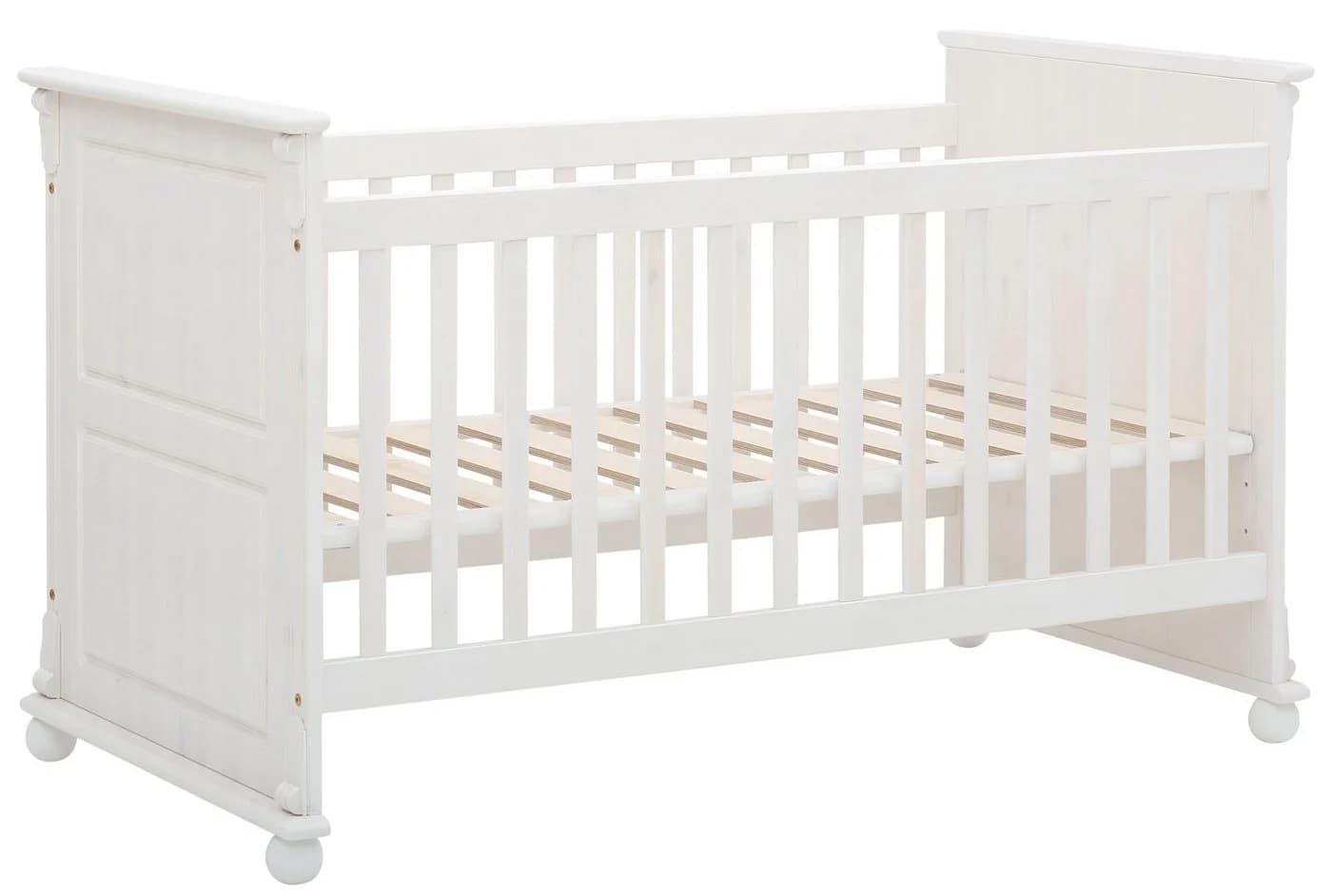 Babybett OTTO HOME Aimo Landhausstil Weiß Massivholz - Bild 5