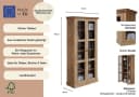 Vitrine HOME AFFAIRE "Meliss" Massivholz Kiefer Bild 3