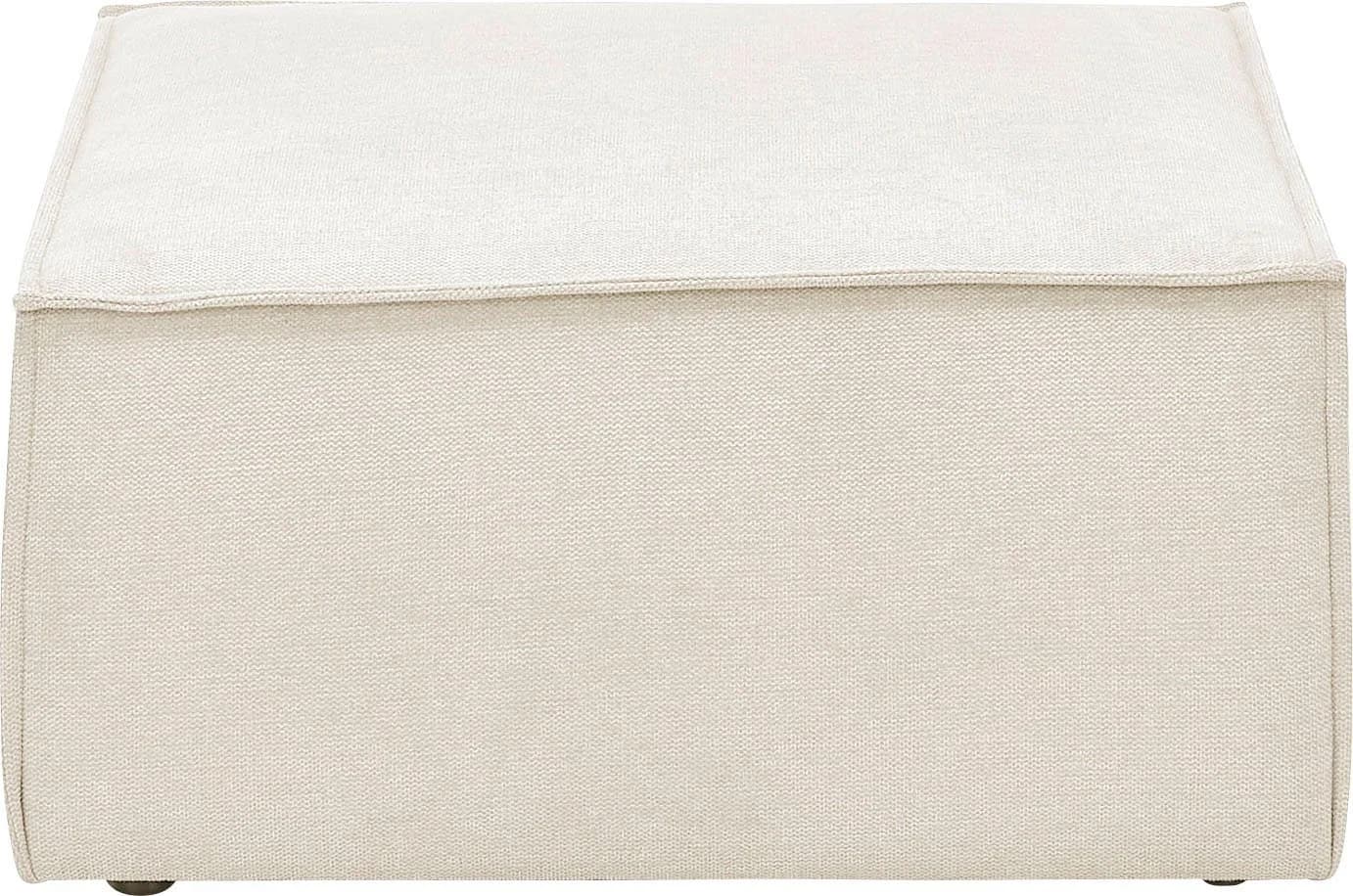 Hocker OTTO HOME Finnley Bouclé Polsterhocker Creme - Bild 4