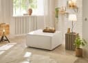 Hocker OTTO HOME Finnley Bouclé Polsterhocker Creme Bild 5