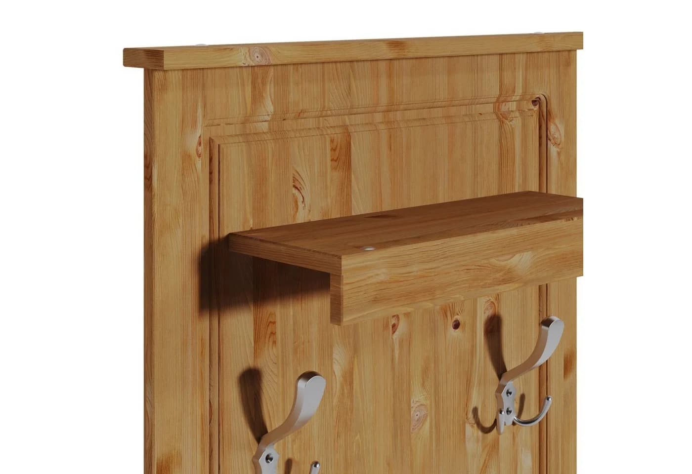 OTTO HOME Garderobenpaneel Lukas Massivholz Kiefer Beige - Bild 5