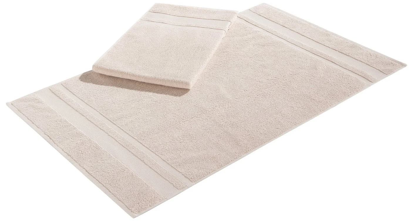 OTTO home Badematte Vanessa 2-tlg. Set Beige 100% Baumwolle - Bild 2