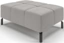 HOME AFFAIRE Hockerbank Ancona New Hellgrau Polyester Bild 2