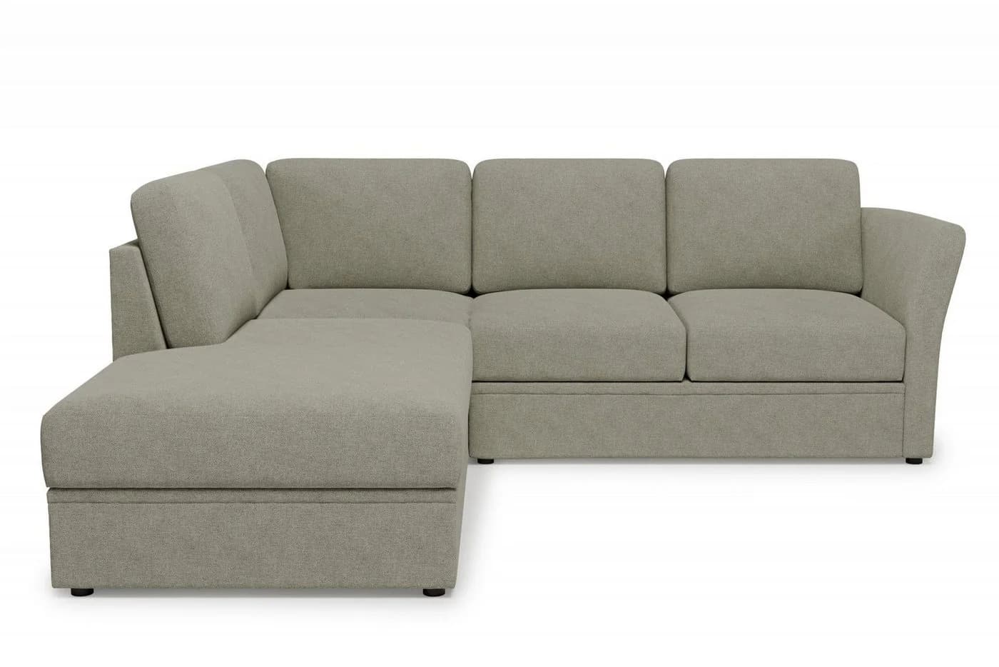 HOME AFFAIRE Ecksofa Lavars L-Form Beige mit Schlafsofa-Funktion