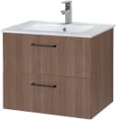welltime Waschtisch Trento 60 cm mit Keramikbecken und 2 Schubladen Bild 2